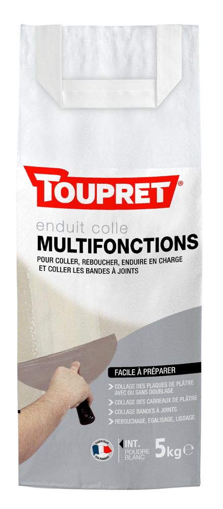 Mastic de vitrier - Blanc - 5 Kg - TOUPRET Articles-Quincaillerie