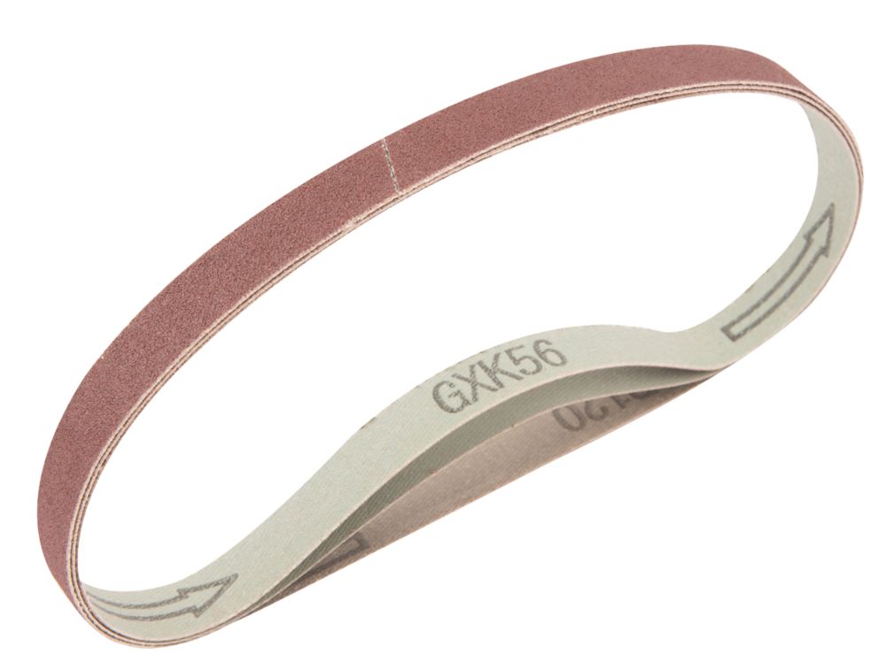 Lot de 3 bandes abrasives non perforées 457 x 13mm grain 180