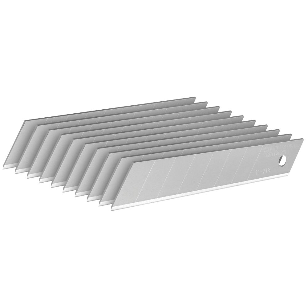 Lot de 10 lames de cutter sécables 18mm Stanley FatMax 2-11-718