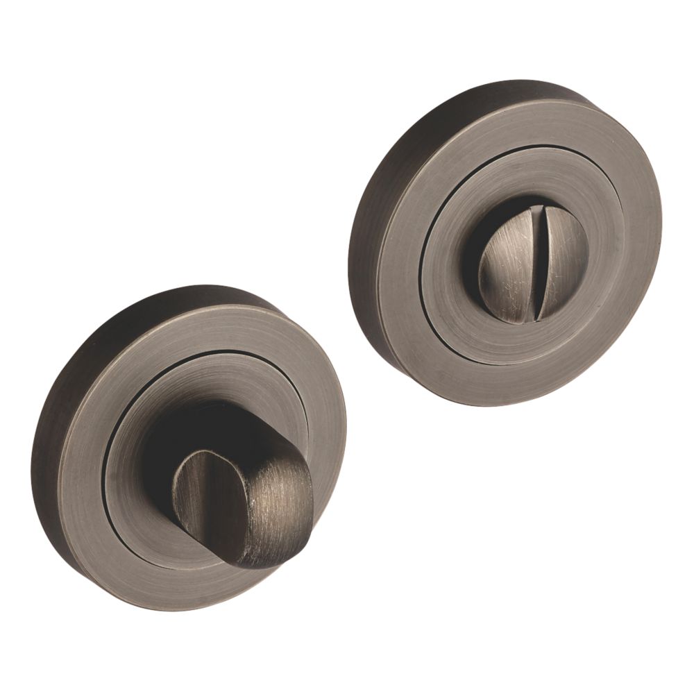 Kit de verrou à bouton à barrette standard Smith & Locke gris perle 50mm 