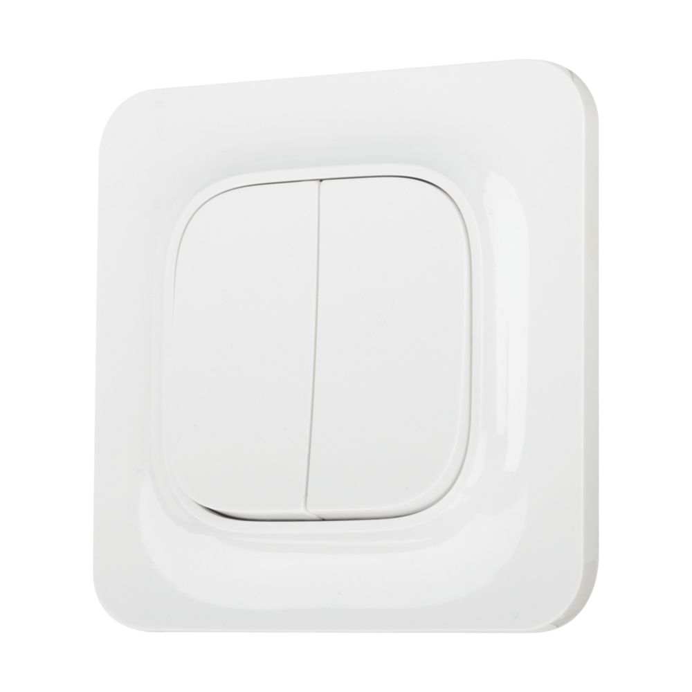 Double va-et-vient 1 poste LAP Complet Blanc