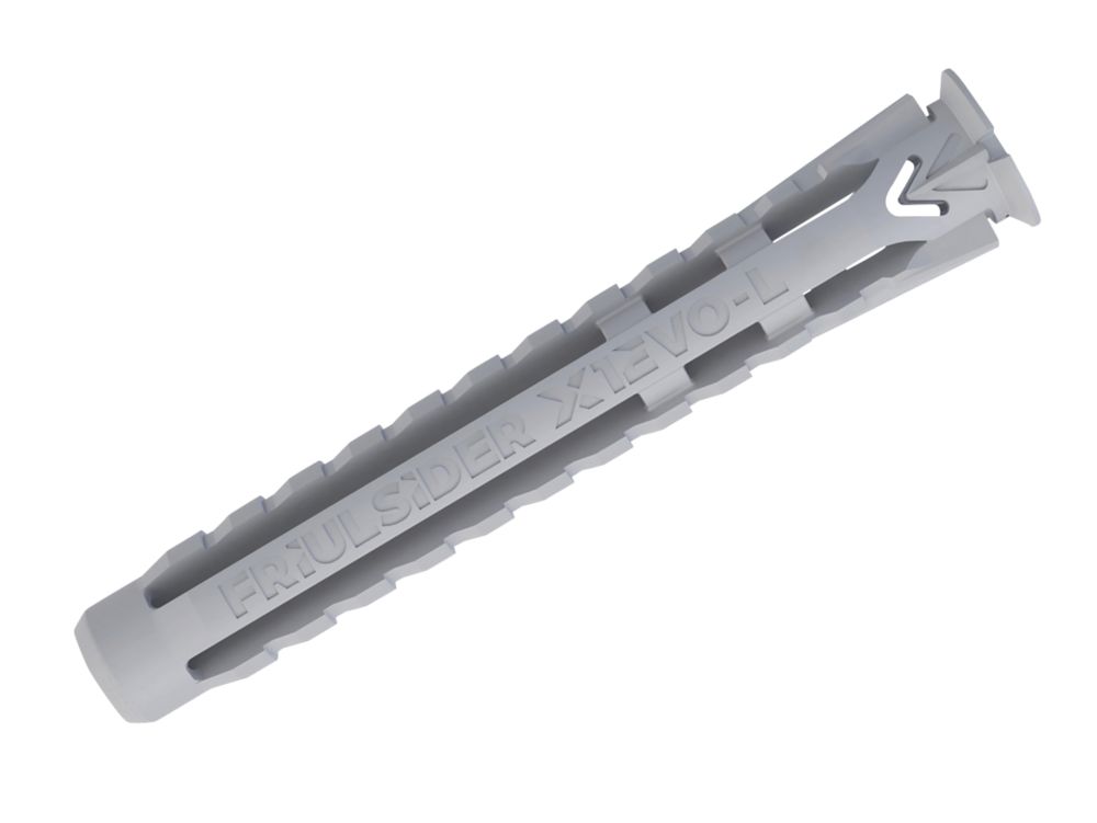 Lot de 200 chevilles en nylon hautes performances Friulsider X1 Evo 6 x 50mm