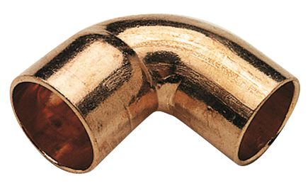 Coude égal 90° cuivre à souder mâle femelle 14mm Pronorm, lot de 10