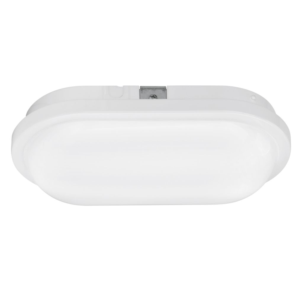 Hublot à LED ovale d'intérieur et d'extérieur Aurora Utilite blanc 15W 1 550lm
