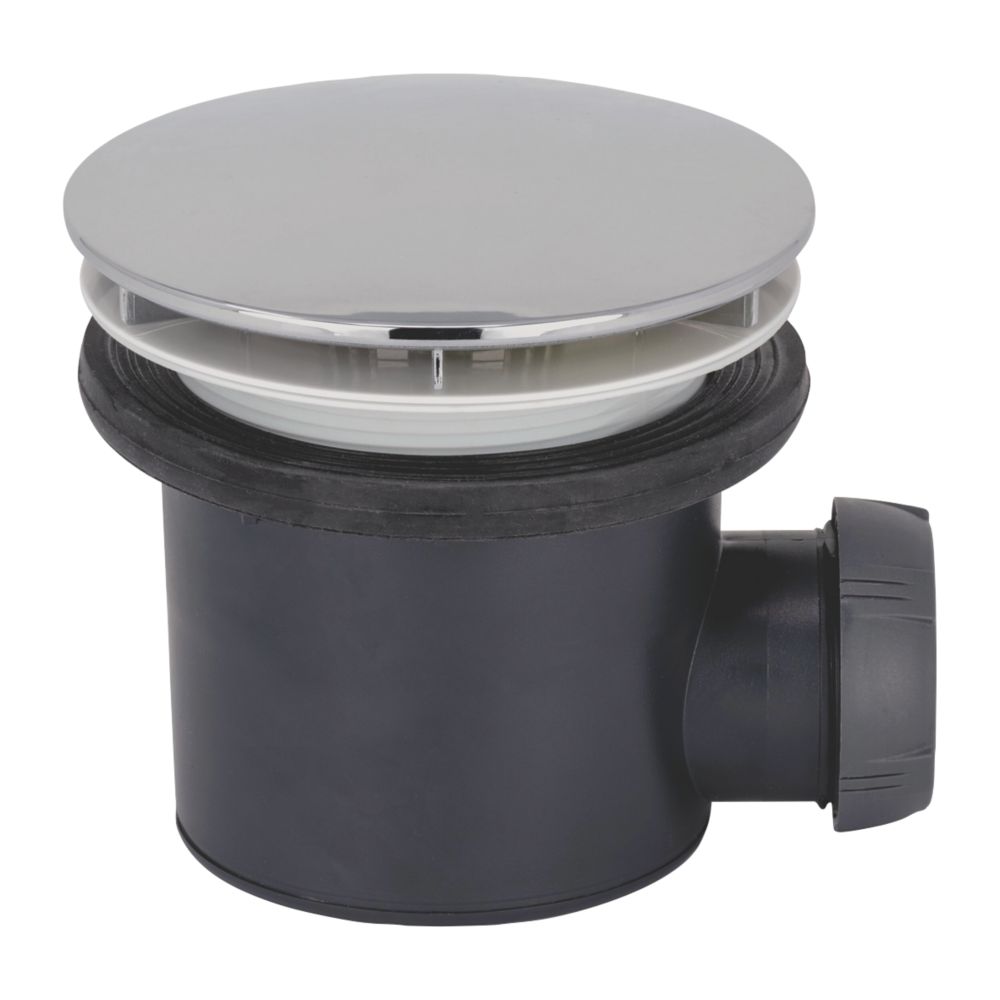 Bonde de douche Tourbillon Wirquin gris foncé 40mm
