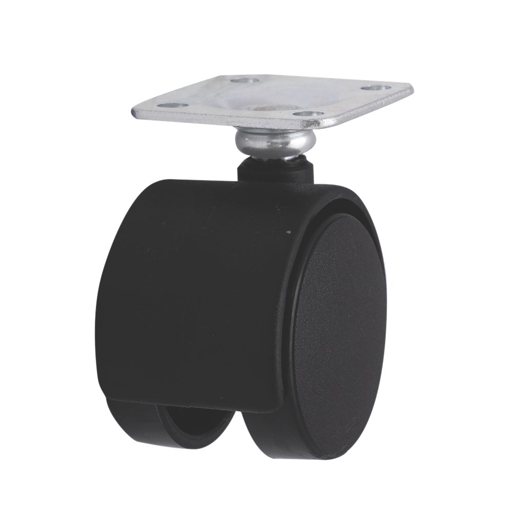  Roulette pivotante double 41mm 