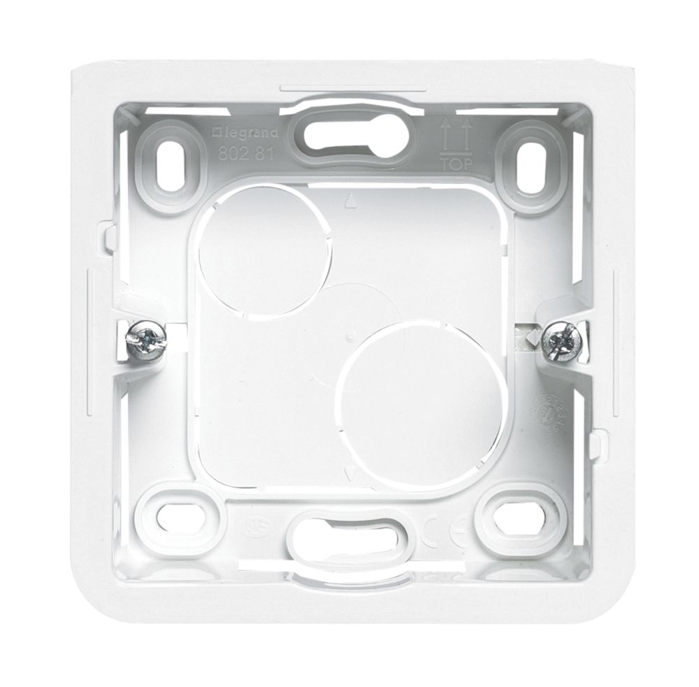 Cadre saillie 1 poste blanc Legrand Mosaic