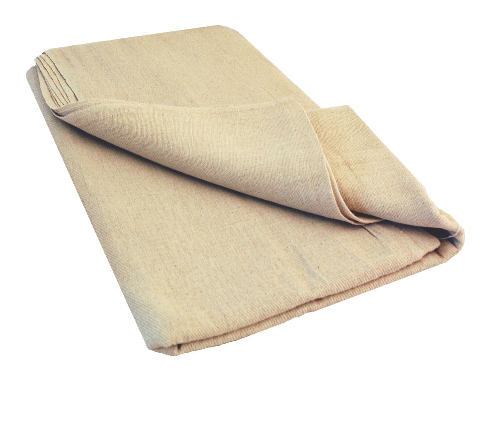 Bâche antipoussière en sergé de coton No Nonsense 3,65m x 3,65m 