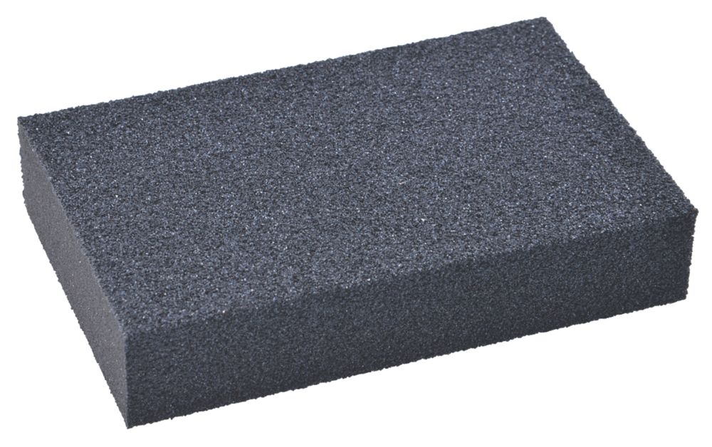 Éponge abrasive 75 x 125mm grain 80/120