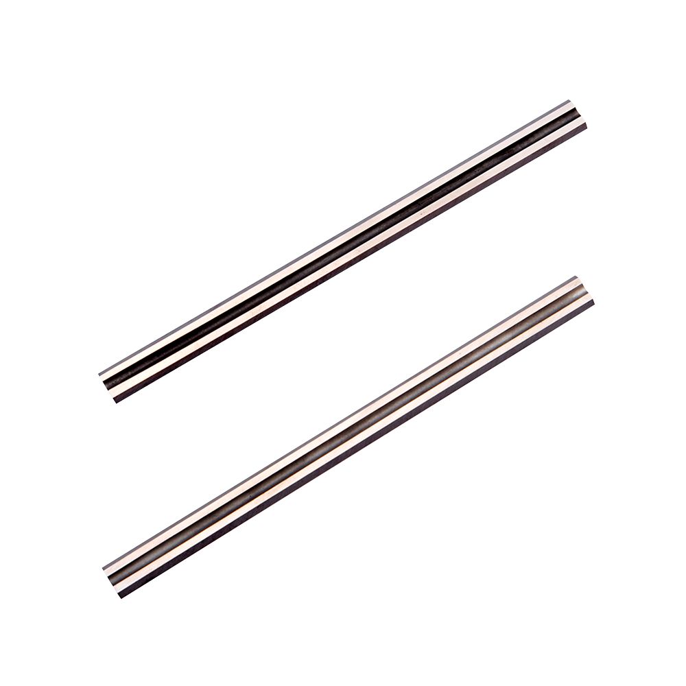 Lot de 2 fers de rabot électrique 82mm