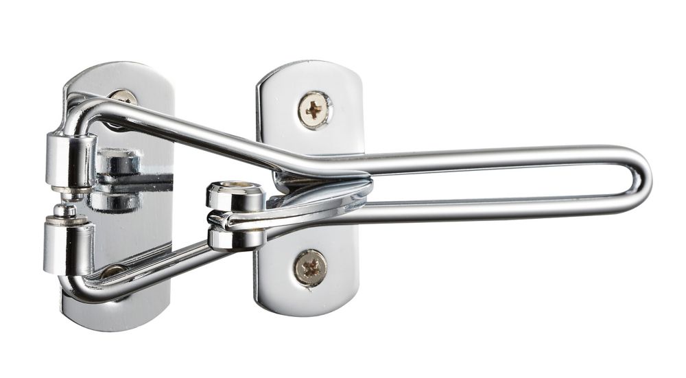 Entrebâilleur de porte Thirard 142mm chrome poli