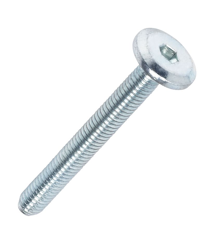  50 boulons pour écrous cylindriques M6 x 50mm