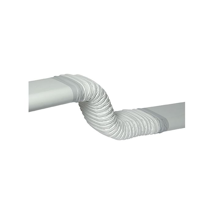 Flexible isolé Aldes 204 x 60mm plat vers 125mm rond 2m