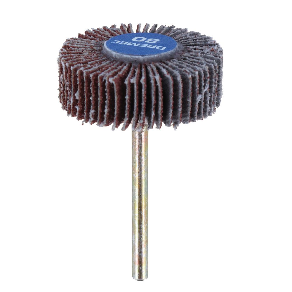 Roue à lamelles 28mm, grain 80, 502 Dremel