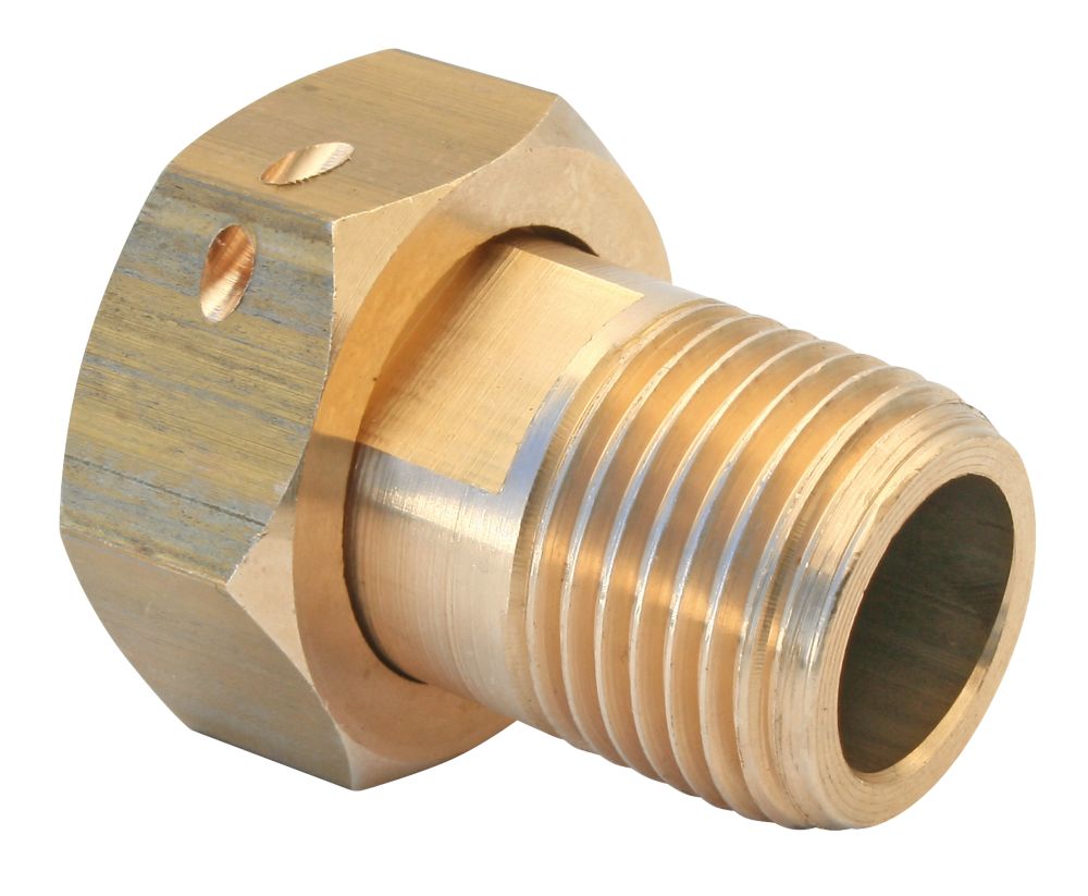 Raccord 2 pièces droit pour compteur MF 1/2" x 3/4" Pronorm