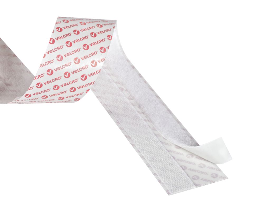 Ruban à coller blanc Velcro Brand 2,5 x 20mm