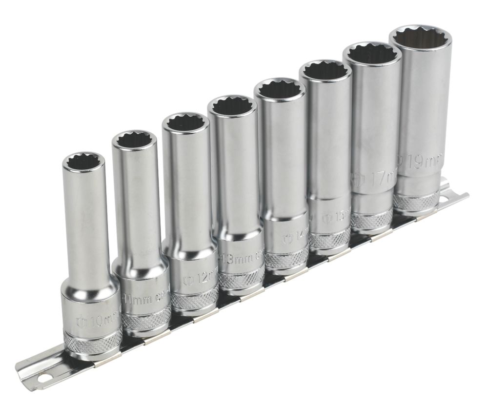 Rail de 8 douilles longues Magnusson 1/2"