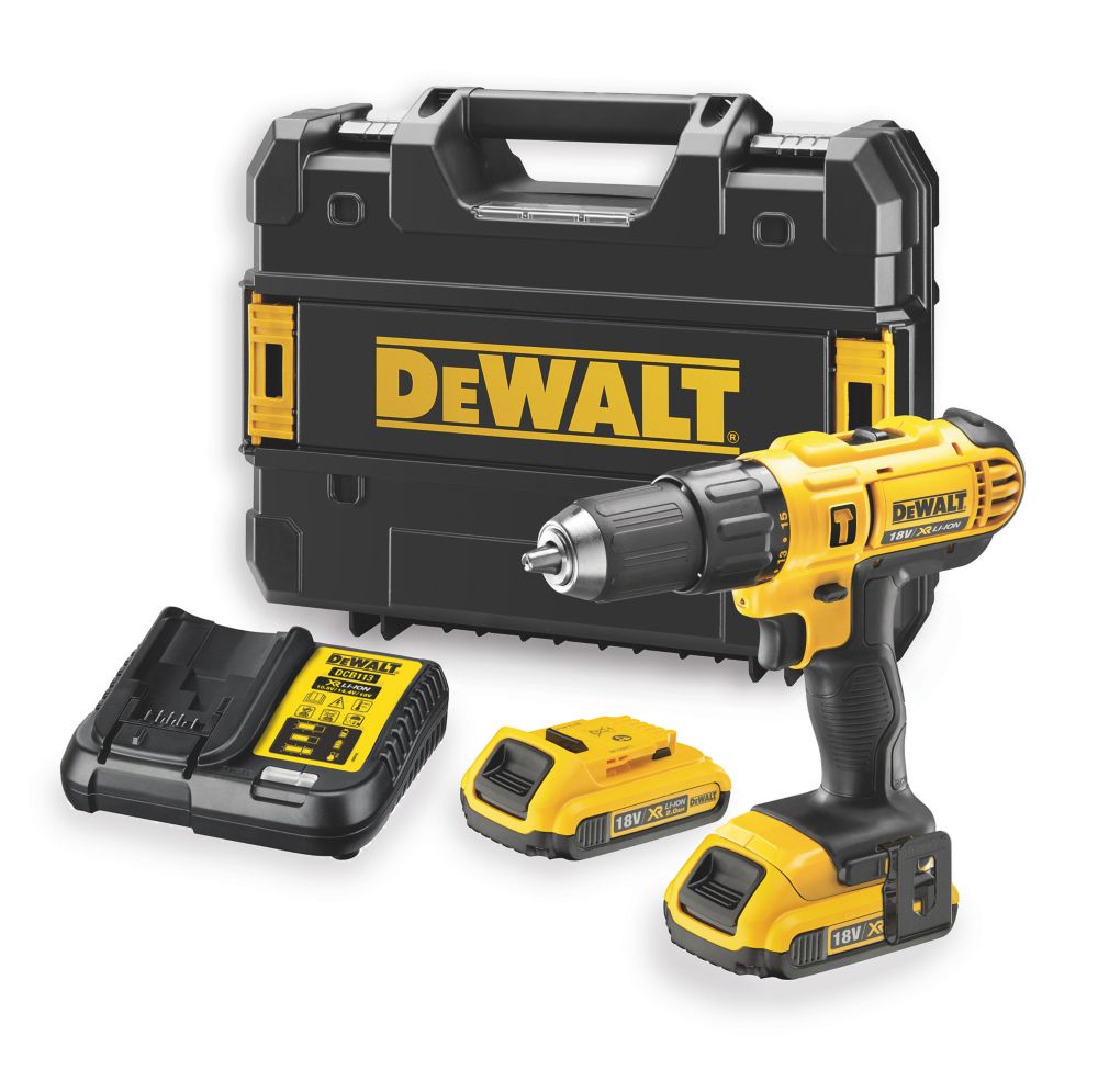 Perceuse visseuse à percussion sans fil DeWalt DCD776D2-QW XR Li-Ion 18V 2,0Ah