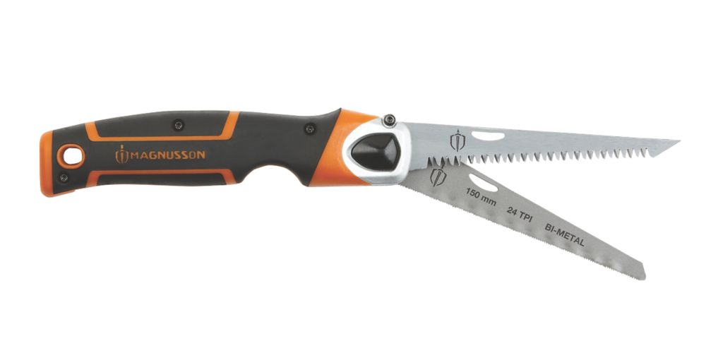 Scie à guichet 2-en-1 pour le bois 7dpp Magnusson 150 mm