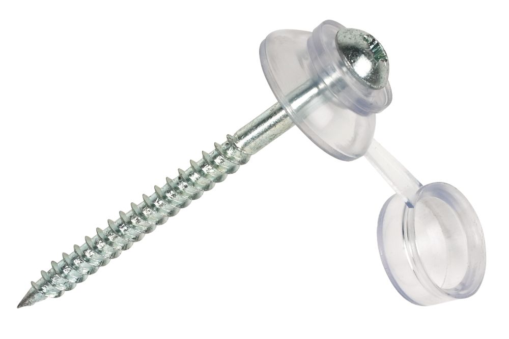  20 vis de bardage en acier trempé 8 x 75mm