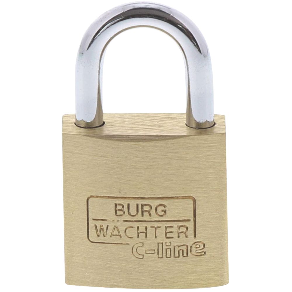 Lot de 2 cadenas à anse longue et clé commune en laiton Sterling 20mm