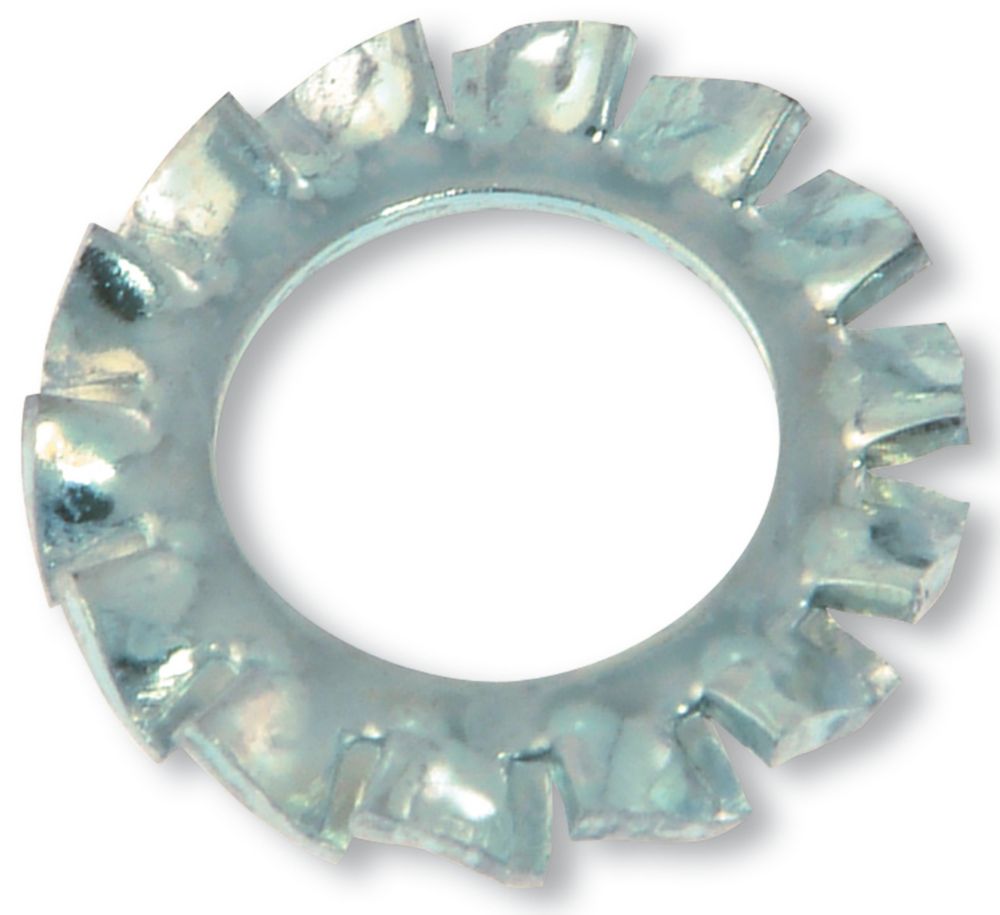 100 rondelles dentelées en acier Easyfix M8 x 0,8mm