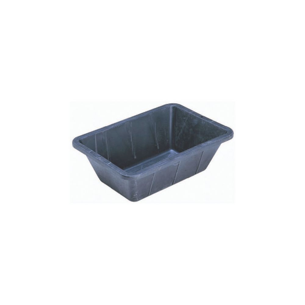 Bac de maçonnerie Vinmer noir en polyéthylène de 25L, 600mm x 400mm