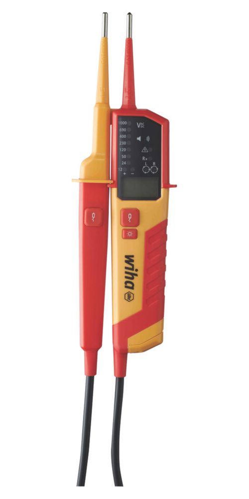 Testeur de tension et de continuité Wiha CA/CC 1 500V