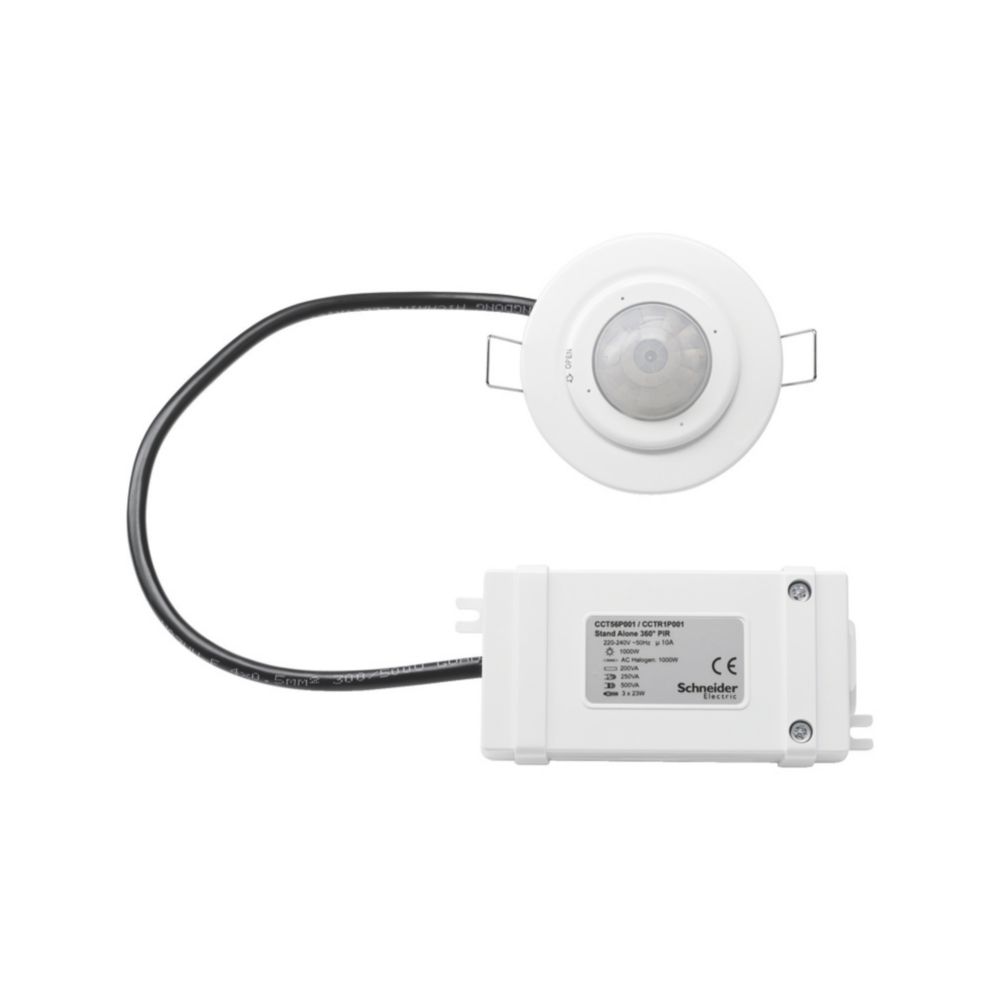 Détecteur de mouvement standard plafond 360° 1 canal Argus Schneider Electric