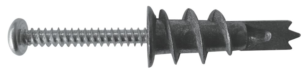 Lot de 100 fixations métalliques autoperceuses pour plaque de plâtre Rawlplug 32mm