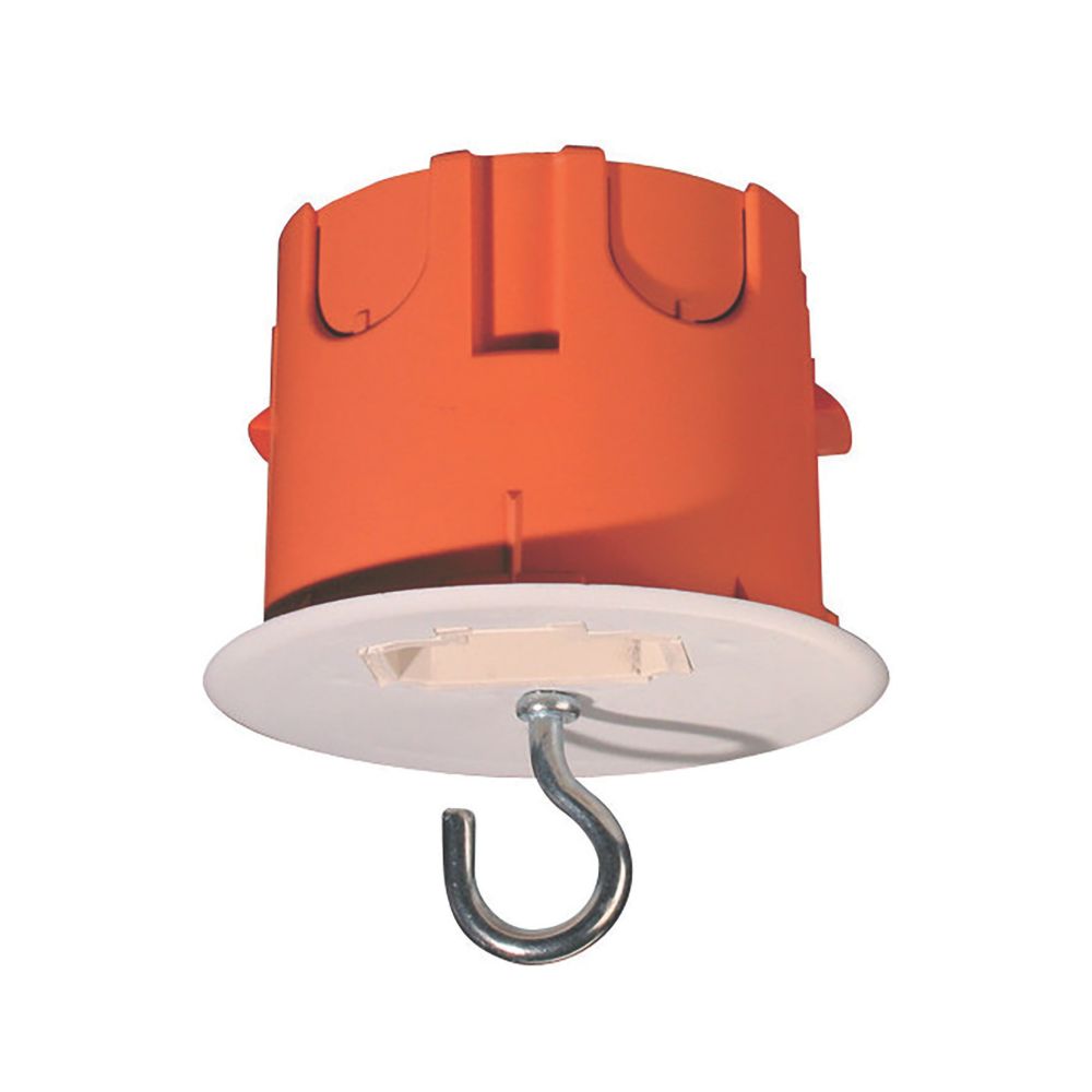 Boîte de point central orange revêtement sec 1 module Capri DCL D67 P55 55mm 