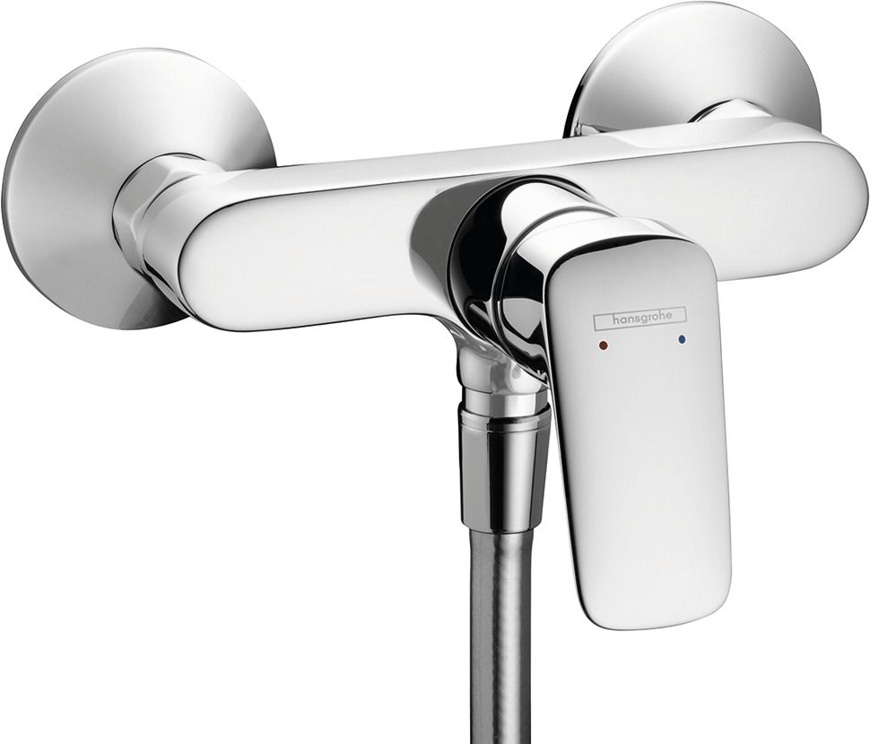 Vanne de douche à mitigeur manuel fixe Hansgrohe MyCube exposé chromé