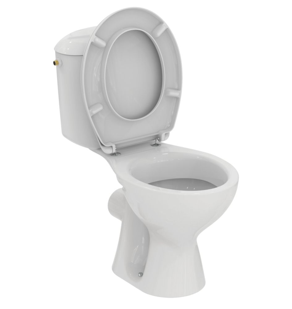 Pack WC au sol Noé double chasse, économie d'eau, faible volume 3/6L Porcher
