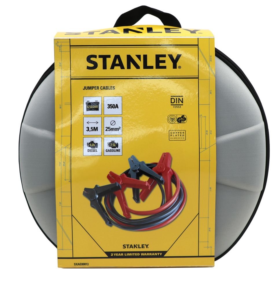 Câbles de démarrage Stanley SXAE00013 5,5L 3,5m