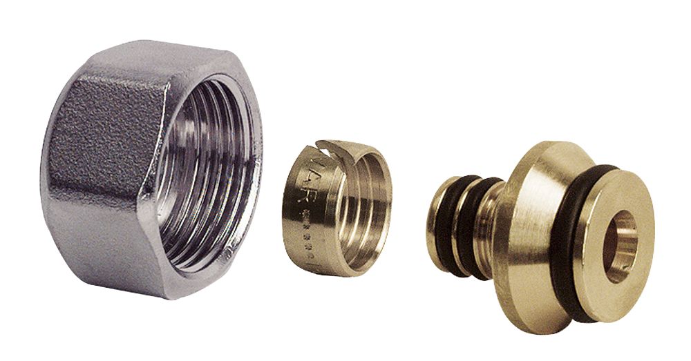 Raccord laiton à compression pour tube multicouche EK 3/4" x 20mm Fixoconnect