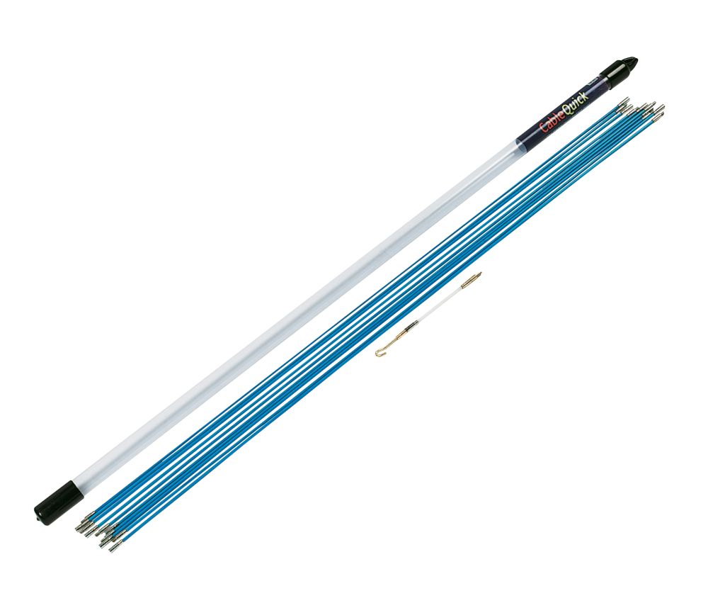 Kit de baguettes tire-fils flexibles 28mm CableQuick Quick Set 10m