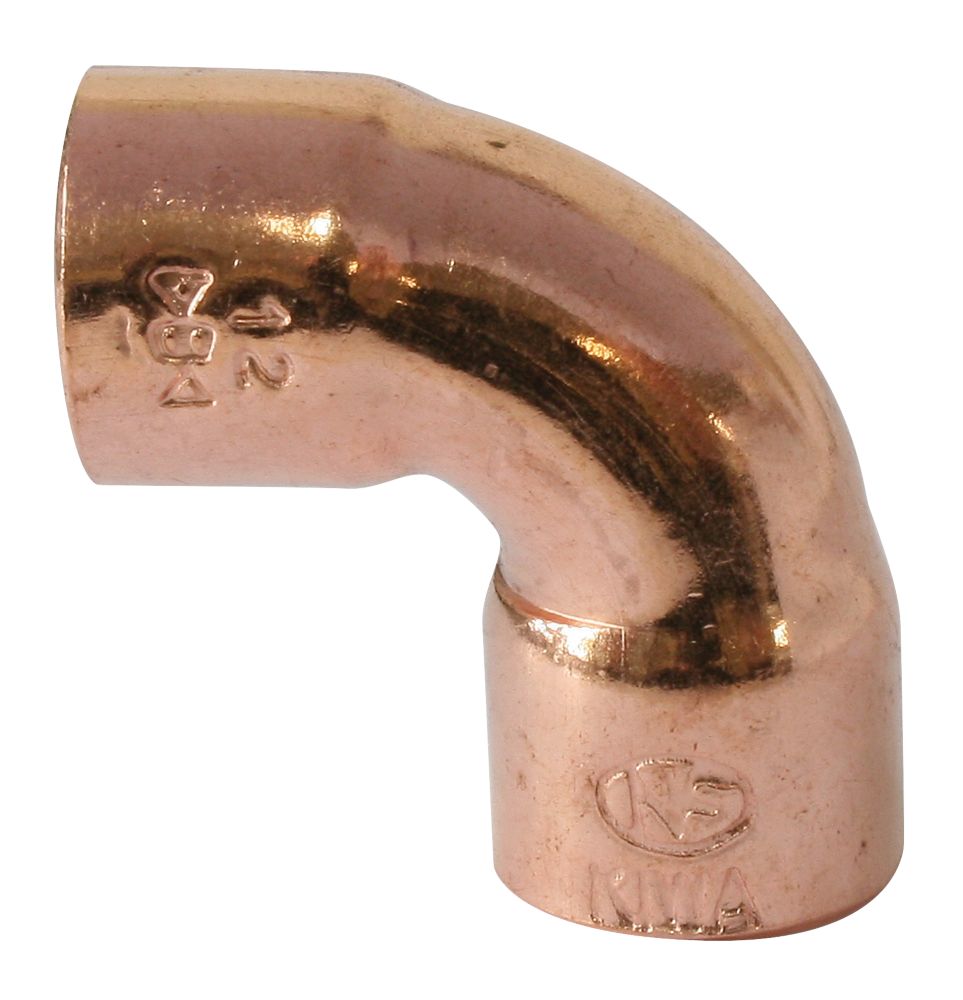 Coude égal 90° cuivre à souder femelle 14mm Pronorm, lot de 10