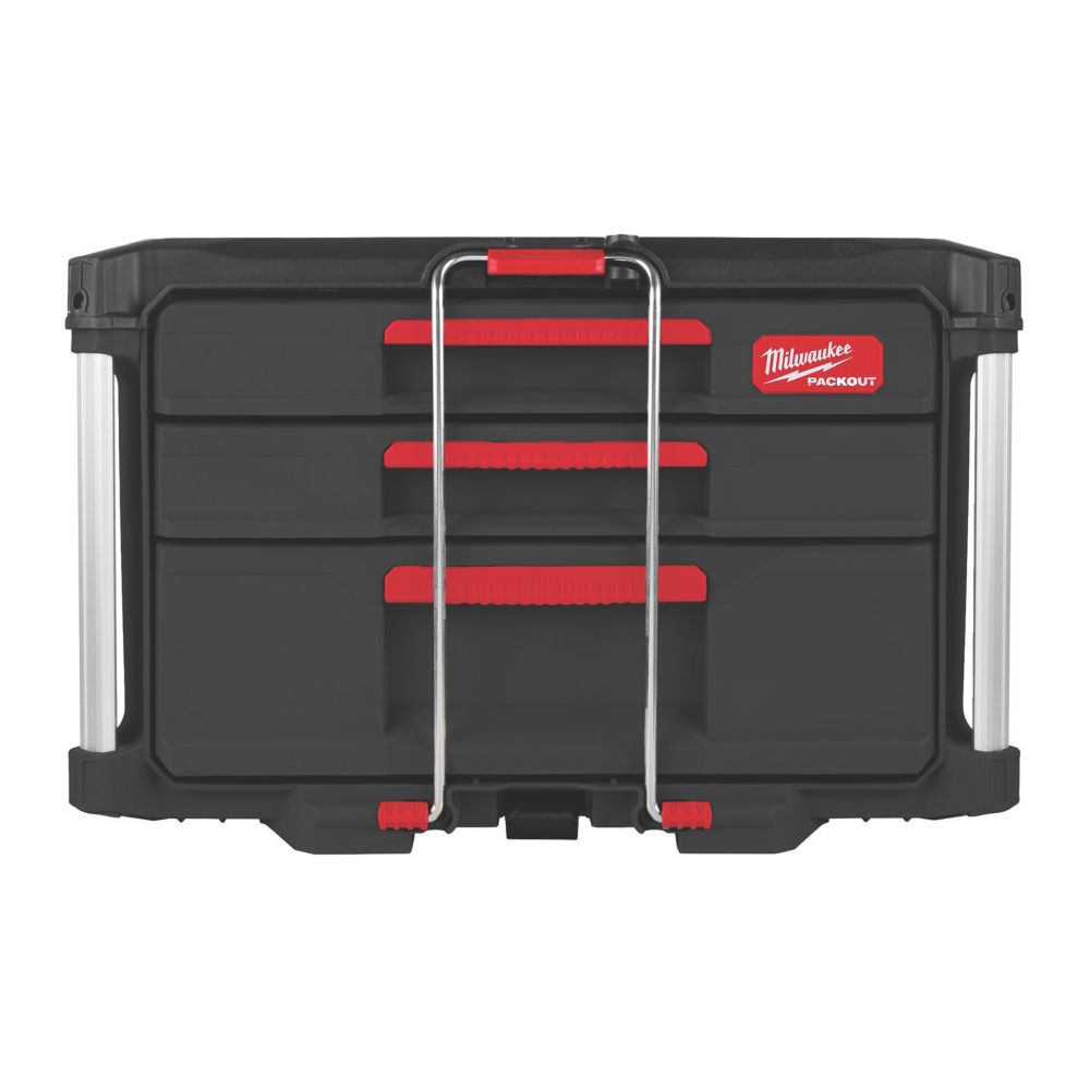 Boîte à outils 2 + 1 tiroirs Milwaukee Packout 414 mm