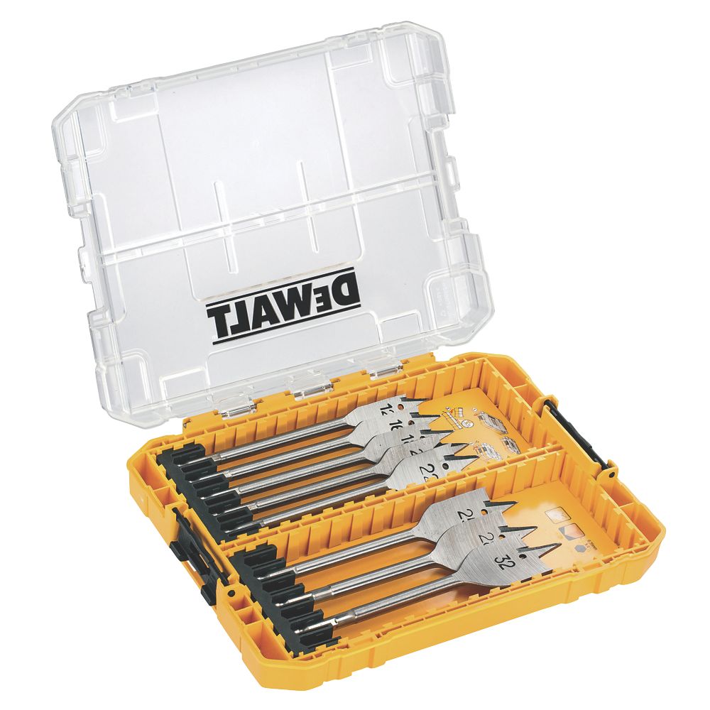 Coffret de 8 mèches à bois plates DeWalt