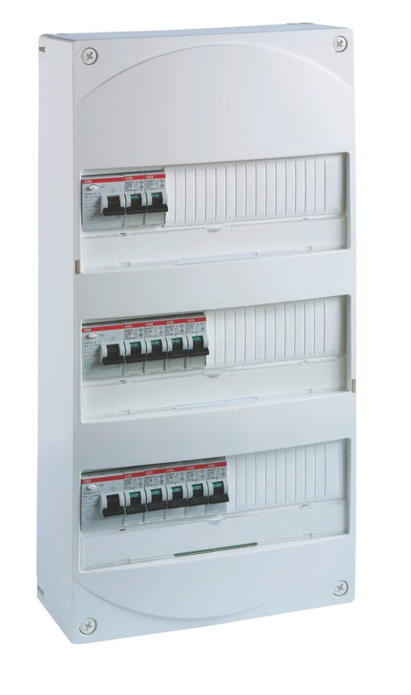 Tableau électrique pré-équipé 3 rangées 13 modules ABB