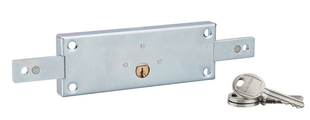 Serrure à montage en façade Thirard grise 230 x 55mm