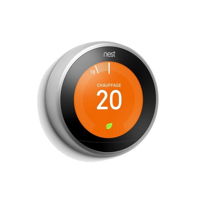 Thermostat intelligent sans fil pour chauffage et chauffe-eau Google Nest  3e génération, Smart Home
