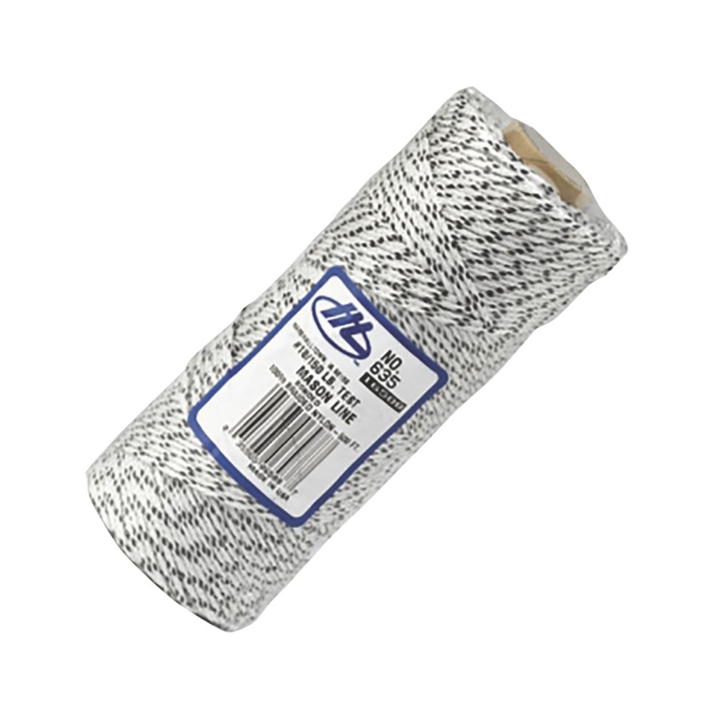Cordeau de maçon Marshalltown blanc moucheté 152m 
