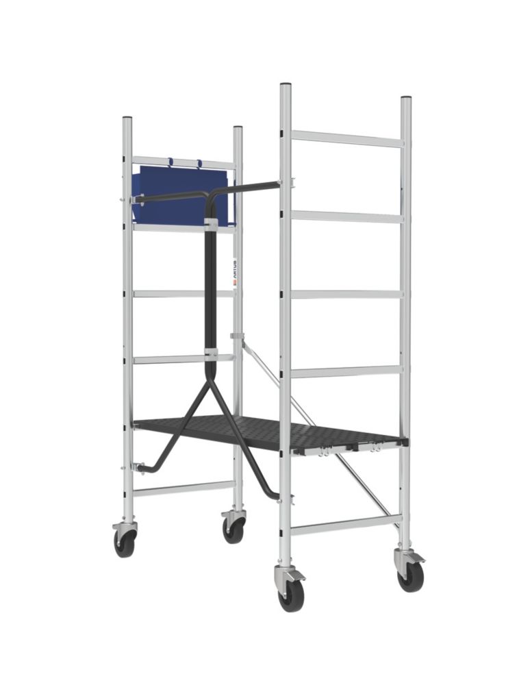 Échafaudage double profondeur en aluminium Artub 0,25m x 1,2m x 0,86m 