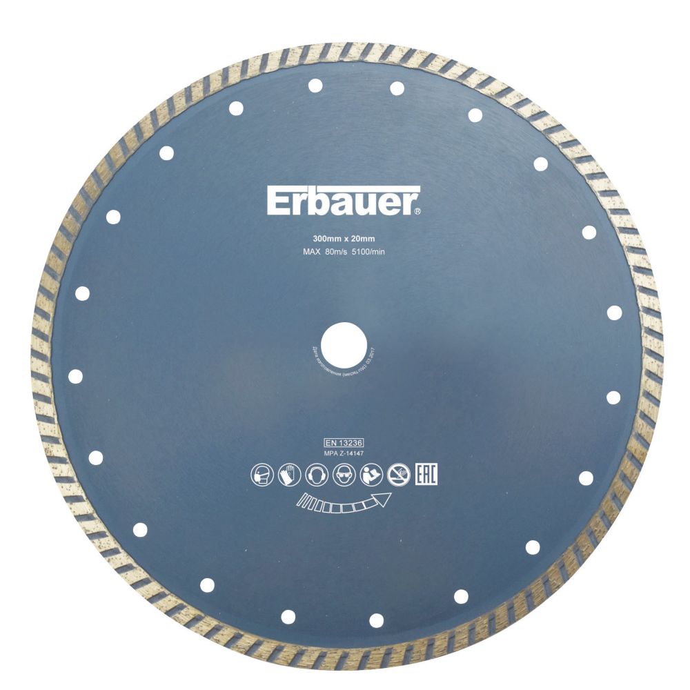 Disque diamant continu carrelage Erbauer 125x22,2 mm