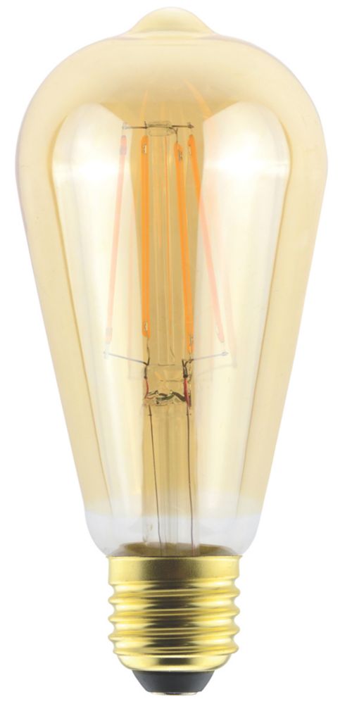 Ampoule LED à filament virtuel LAP E27 ST64 470lm 3,4W