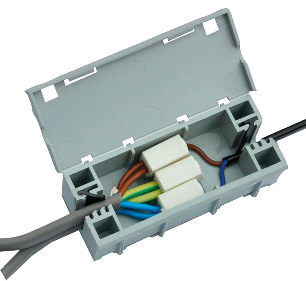 Boîte de dérivation étanche, Boîte de dérivation, fixation et raccordement  des câbles électriques