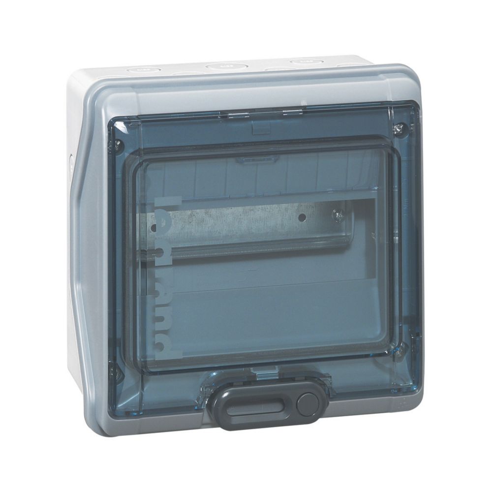 Coffret électrique de garage non équipé d'extérieur Legrand Plexo, résistant aux intempéries, 8 modules, IP65