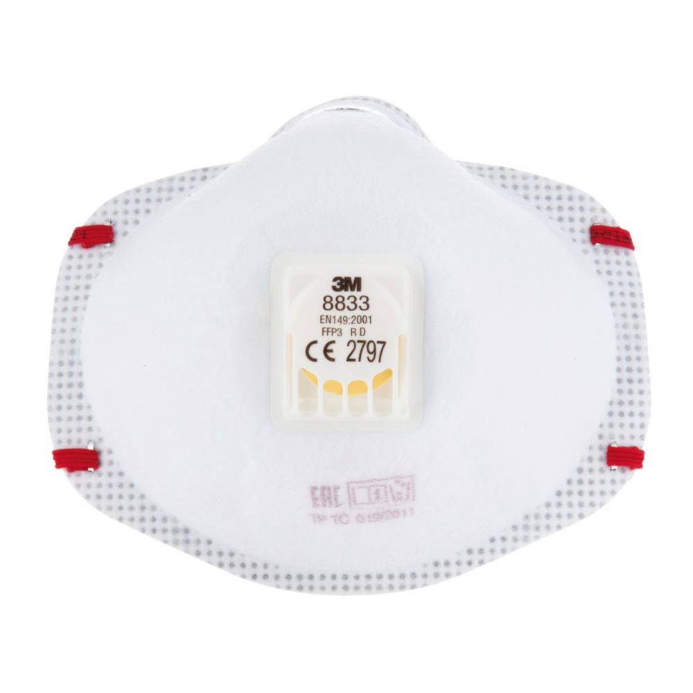 Masque anti-poussière 3M 8833 FFP3 R D 2 pièces