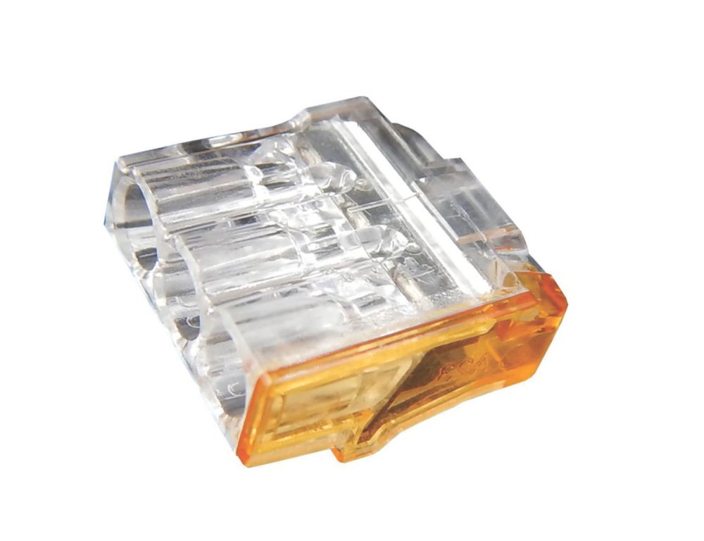 Mini connecteurs à poussoir 3 entrées 24A Capri, lot de 150